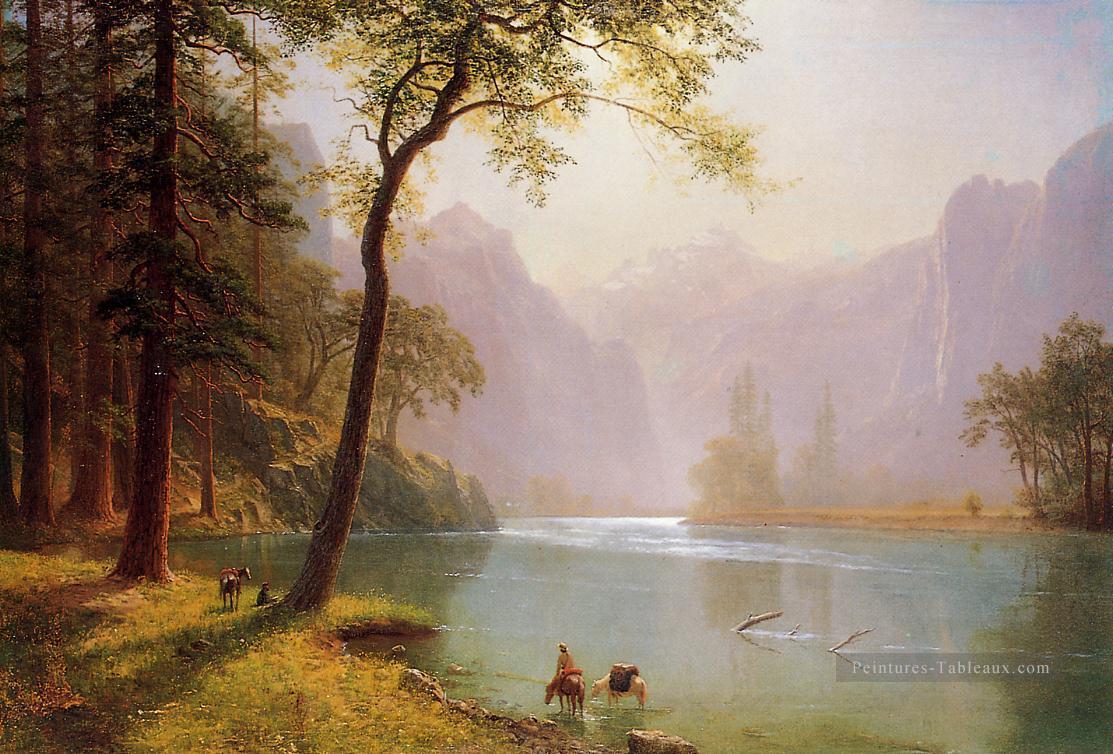 Kerns River Valley Californie Albert Bierstadt paysage Peintures à l'huile